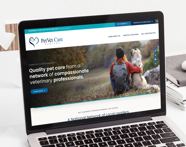 PetVet Care Centers Client of Delta4 Digital Marketing Agency